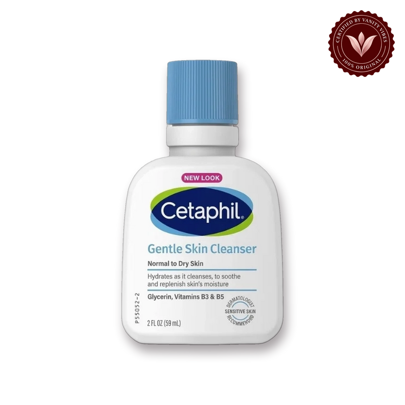 Cetaphil Gentle Skin Cleanser for Sensitive Skin 59ml Travel Size — second product image