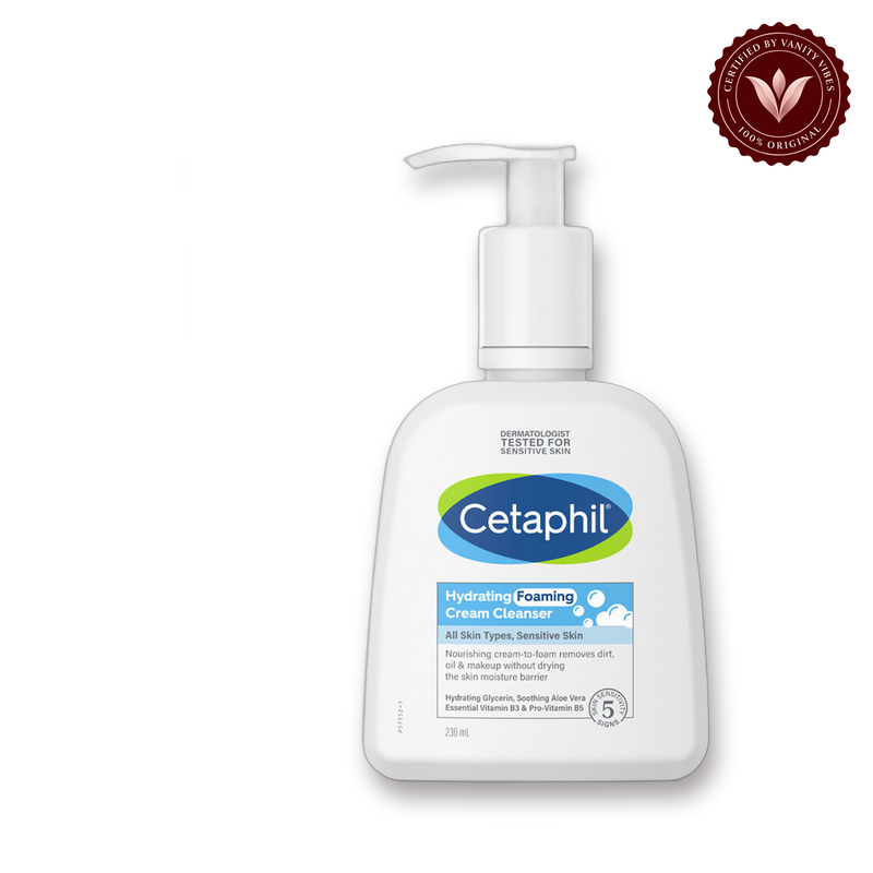 Cetaphil Hydrating Foaming Cream Cleanser-236ml — second product image