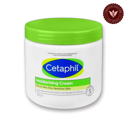 Cetaphil Moisturizing Cream 450g for Dry & Sensitive Skin | Deep Hydration Face & Body front view