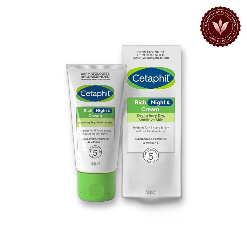 Cetaphil Rich Night Dry To Very Dry Skin Cream-50g — alternate product image