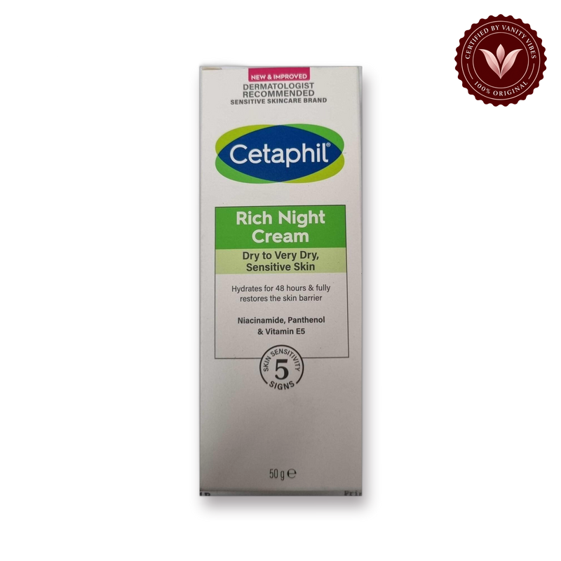 Cetaphil Rich Night Sensitive Skin Cream 50g — alternate product image