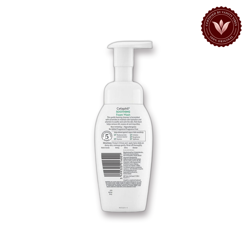 Cetaphil Soothing Foam Wash-200ml — alternate product image