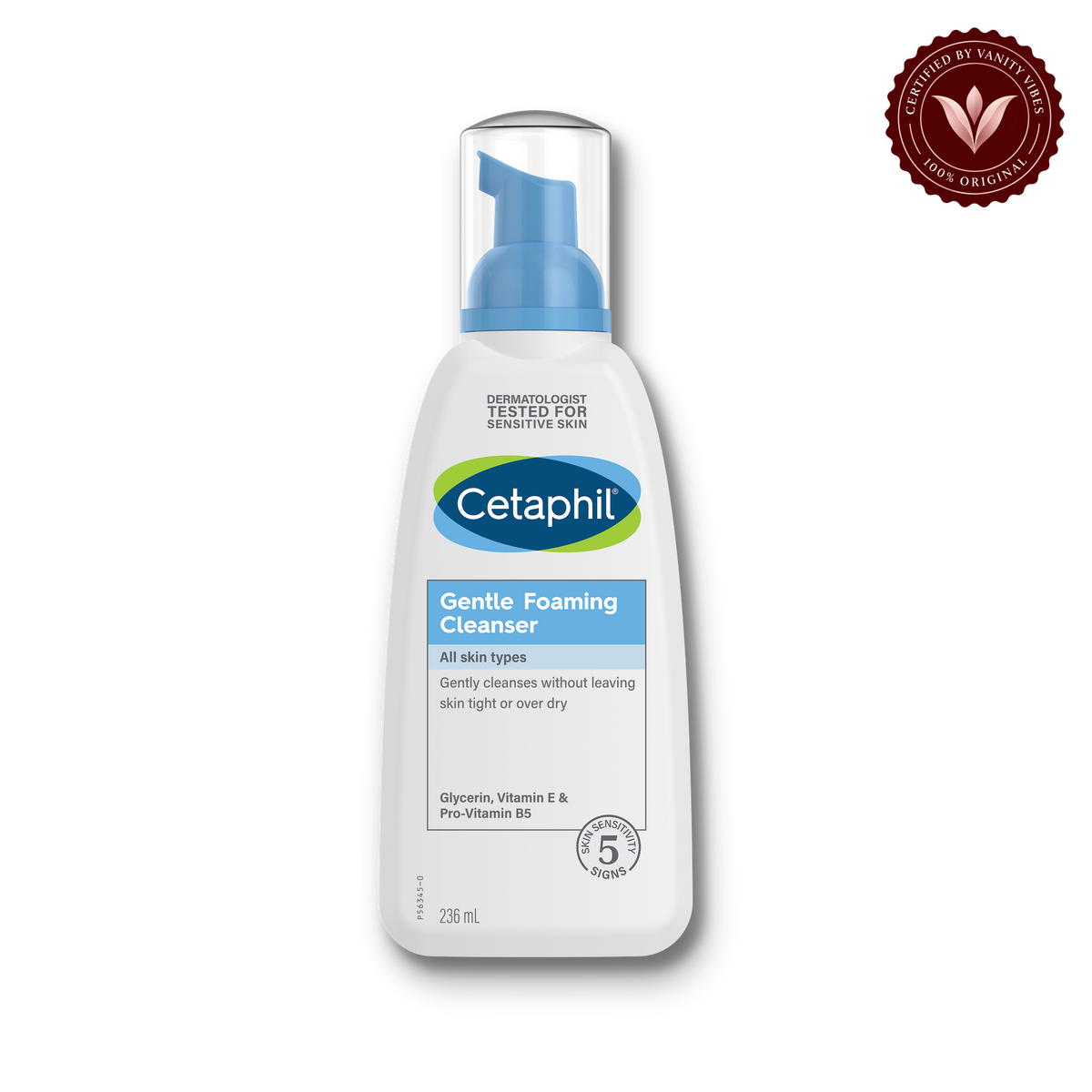 Cetaphil - Gentle Foaming Cleanser Dry To Normal Sensitive Skin (236ml) - front view