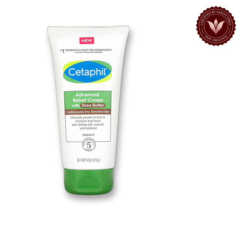 Cetaphil Advanced Relief Cream With Shea Butter-170g - front view