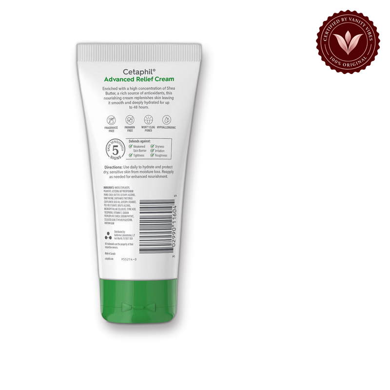 Cetaphil Advanced Relief Cream With Shea Butter-170g - secondary view
