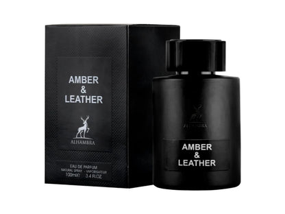 Maison Alhambra Amber and Leather by Al Hamra 100ml Perfume for Women And Men