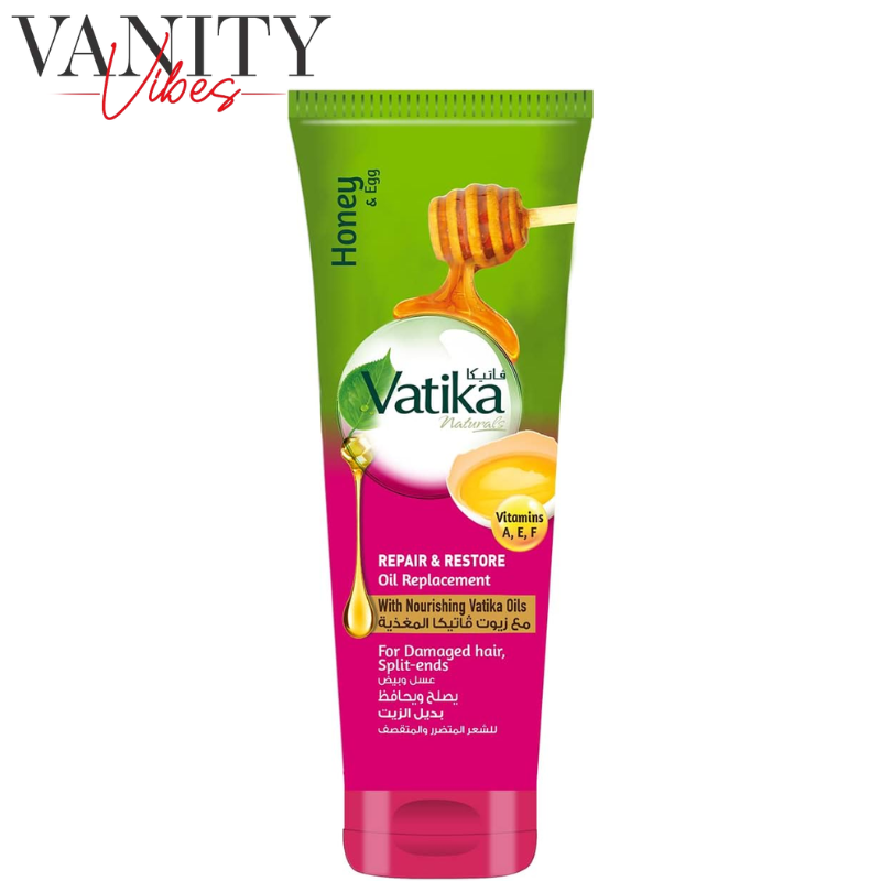 Vatika Naturals Honey & Egg Repair & Restore Oil Replacement 200ml