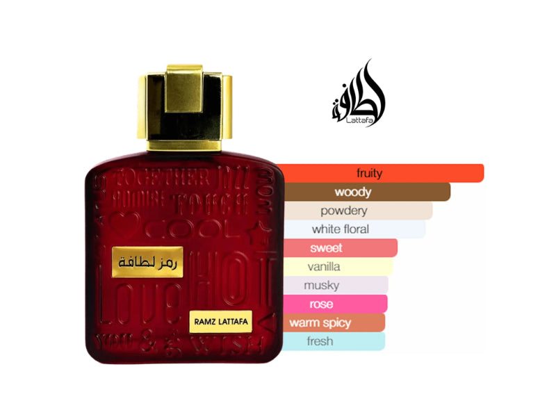 Lattafa Ramz Gold Eau de Parfum 100ml - Long-Lasting Unisex Perfume for Men & Women