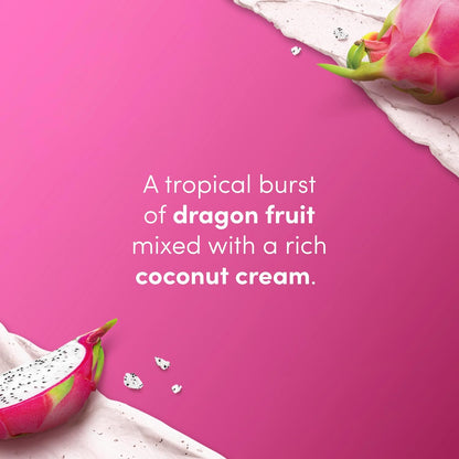 Dove Exfoliating Body Scrub Dragon Fruit & Coconut 425g - Gommage Corps Body Polish for Smooth & Soft Skin