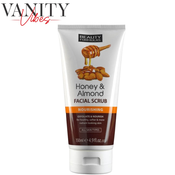 Beauty Formulas Face Scrub Honey & Almond 150ml