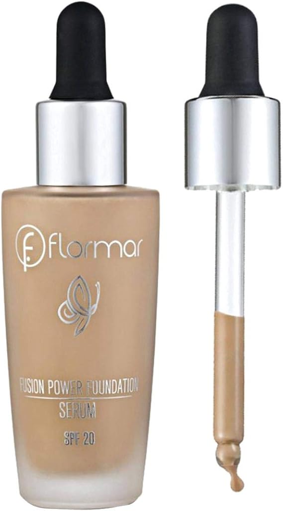 Flormar Fusion Power Foundation Serum SPF 20 (Shade: SF-30 Light Beige) 30ml