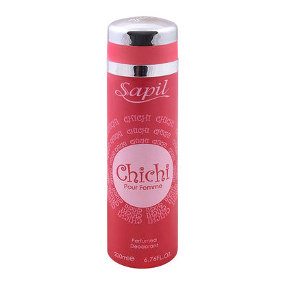 Sapil Chichi Body Spray for Women 200ml - Long Lasting Floral Fruity Fragrance Mist with All Day Odor Protection, Fresh Femin
