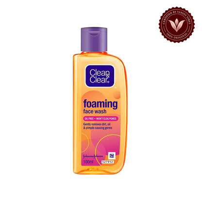 New & Improved Clean & Clear Foaming Face Wash 50ml / 100ml — second product image