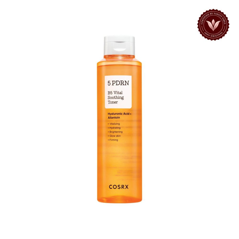 COSRX 5 PDRN B5 Vital Soothing Toner front product image on white background