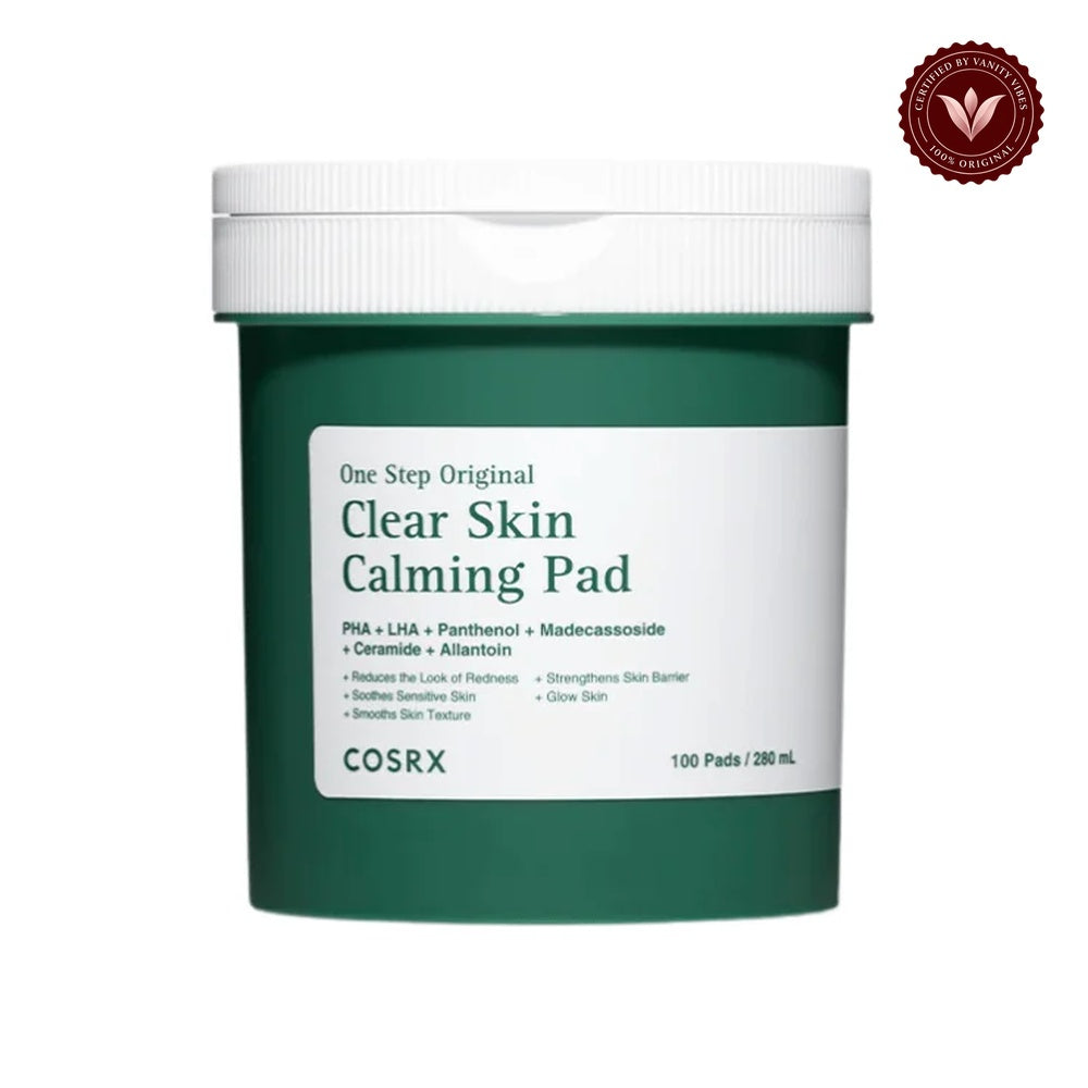 COSRX One Step Original Clear Skin Calming Pad front product image on white background