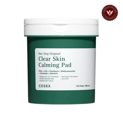COSRX One Step Original Clear Skin Calming Pad front product image on white background