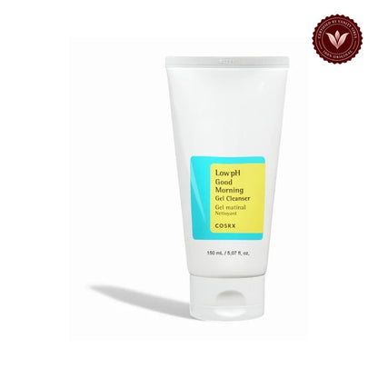 COSRX Low Ph Good Morning Gel Cleanser front product image on white background