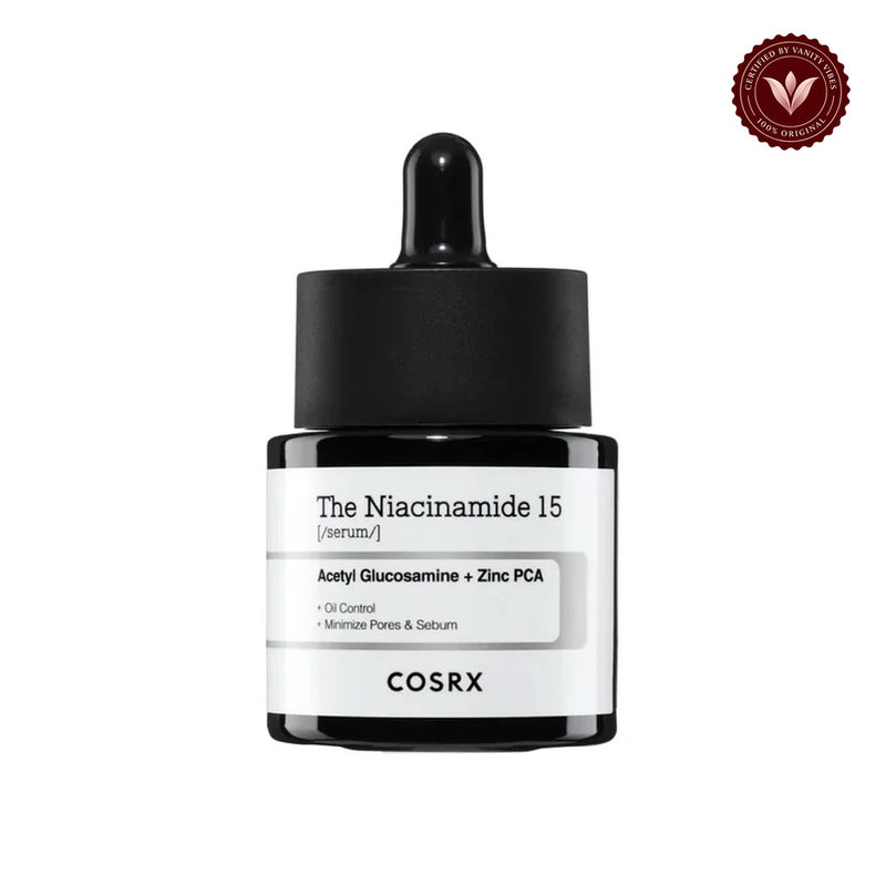 COSRX The Niacinamide 15 Serum 20ml front product image on white background