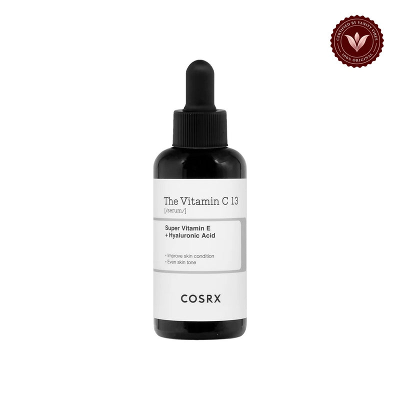 COSRX The Vitamin C 13 Serum Super Vitamin E + Hyaluronic Acid 20ml front product image on white background