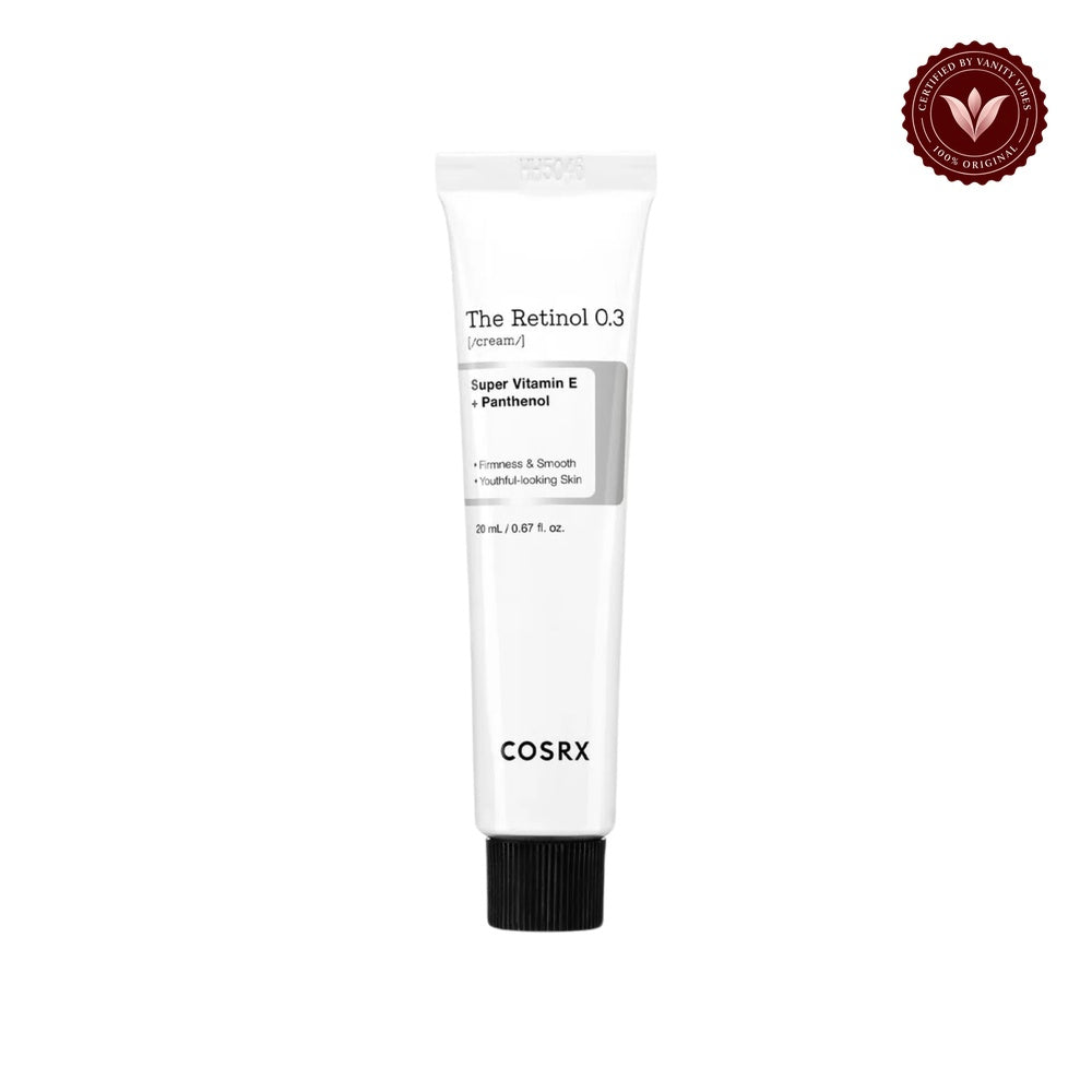COSRX The Retinol 0.3 Cream 20ml front product image on white background