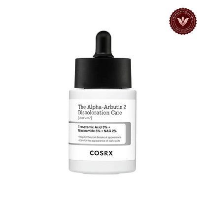 COSRX The Alpha-Arbutin 2 Discoloration Care Serum front product image on white background