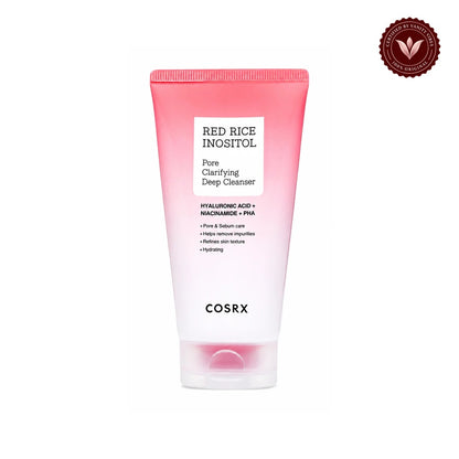 COSRX Red Rice Inositol Pore Clarifying Deep Cleanser front product image on white background