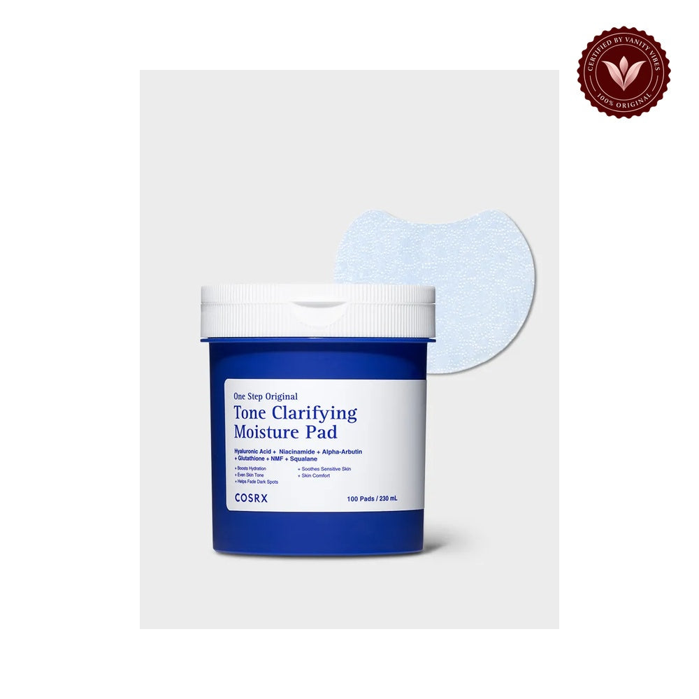 COSRX One Step Original Tone Clarifying Moisture Pad front product image on white background