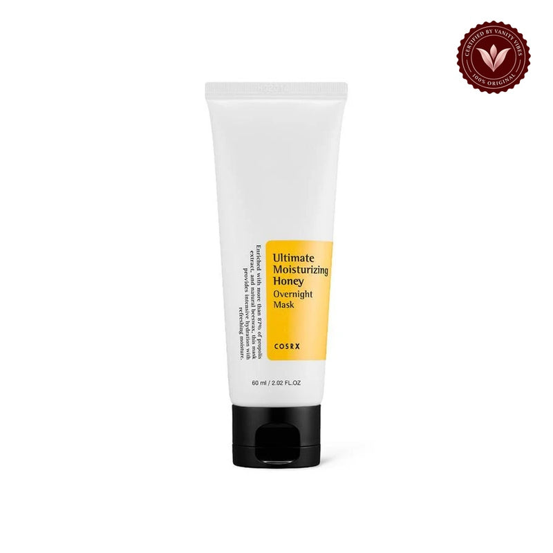 COSRX Ultimate Moisturizing Honey Overnight Mask 60ml front product image on white background