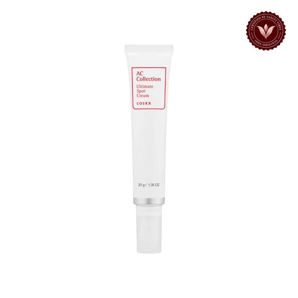 COSRX AC Collection Ultimate Spot Cream 30ml front product image on white background