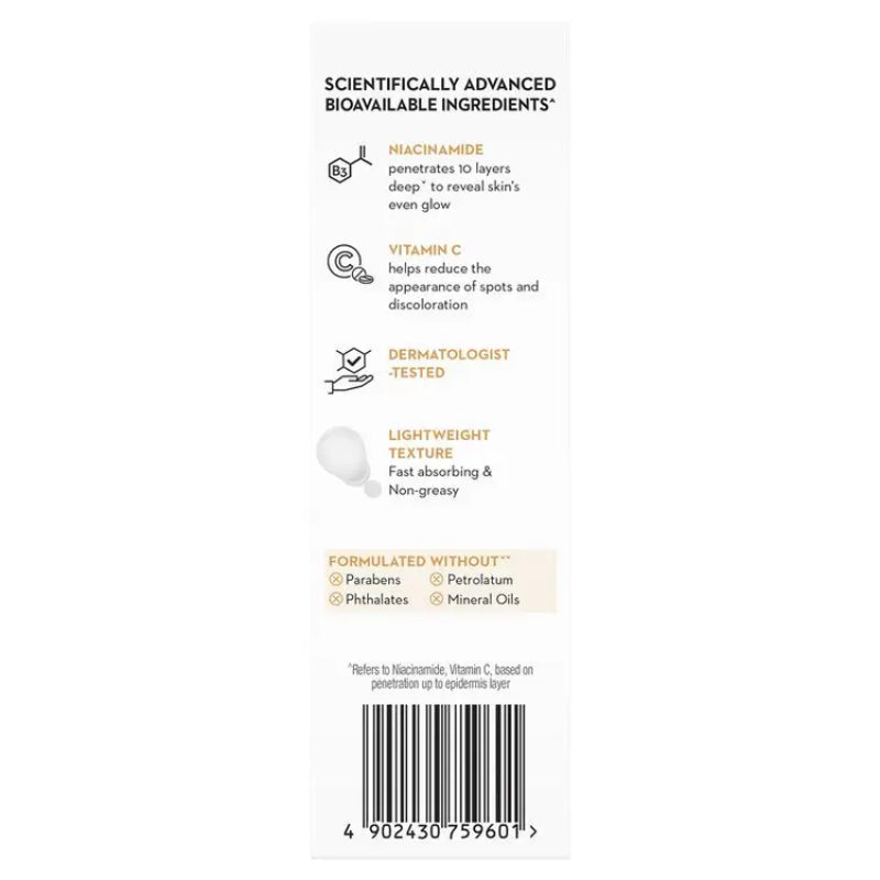 Olay Luminous Niacinamide + Vitamin C Super Serum 30ml – Reduces the Look of Dark Spots & Boosts Skin Radiance