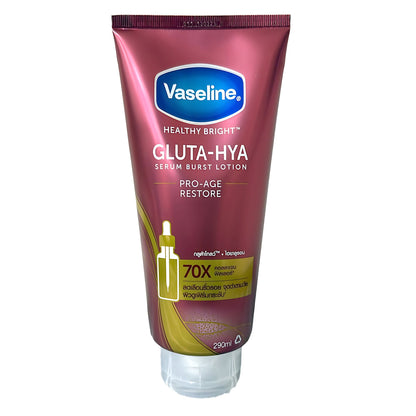 Vaseline Healthy Bright Gluta-Hya Serum Burst Lotion Pro-Age Restore 70x 290ml