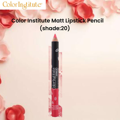 Color Institute Matt Lipstick Pencil (Shade:20)
