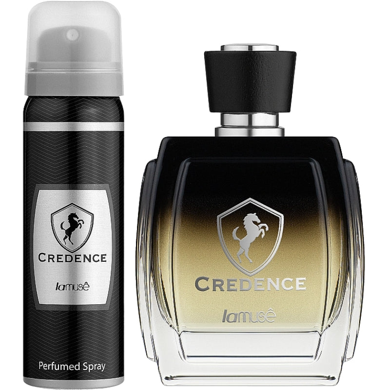 La Muse Credence Eau de Parfum 100ml + 50ml Deodorant Exclusive Pack (Sophisticated & Long-Lasting Fragrance Set)