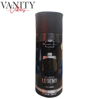 Brand’s Next Black Legend Pour Homme Perfume Body Spray 200ml  Long-Lasting Masculine Fragrance