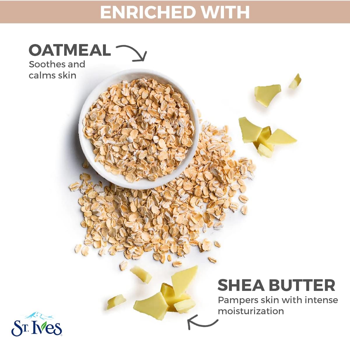 St. Ives Soothing Body Lotion Oat Meal & Shea Butter 621 ml
