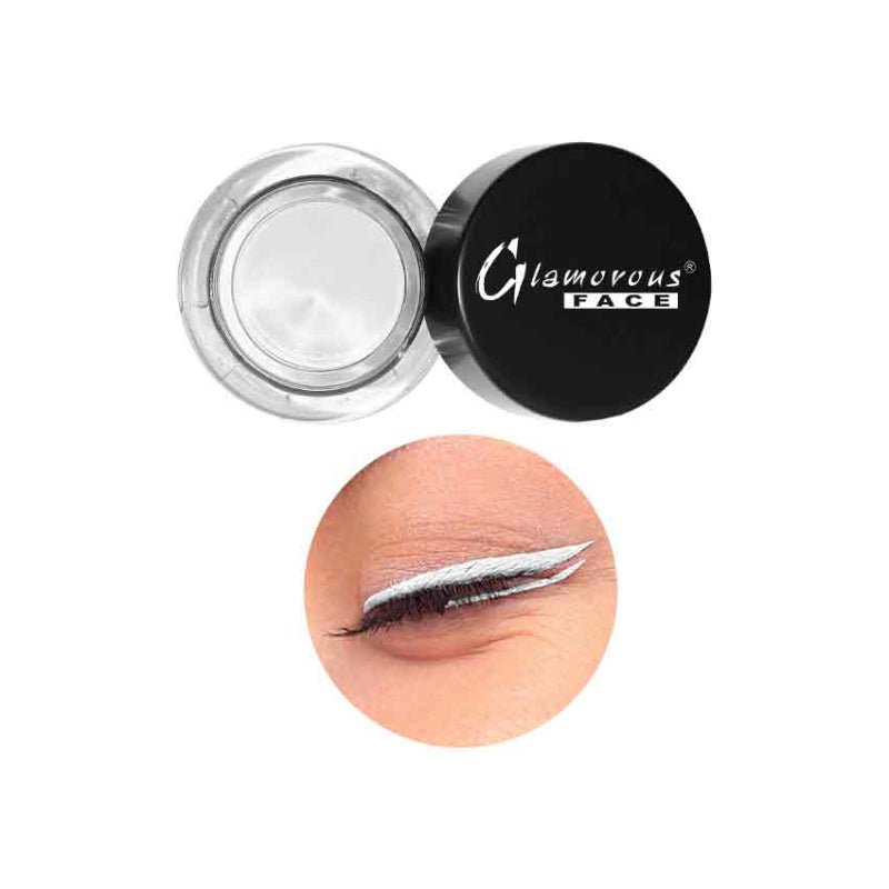 Glamorous Face Long Lasting Water Proof Gel Eyeliner (WHITE)