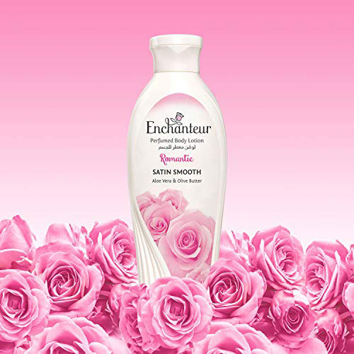 Enchanteur Romantic Perfumed Body Lotion 100ml - Deep Moisturizing Floral Fragrance Lotion for Soft, Smooth & Radiant Skin Da