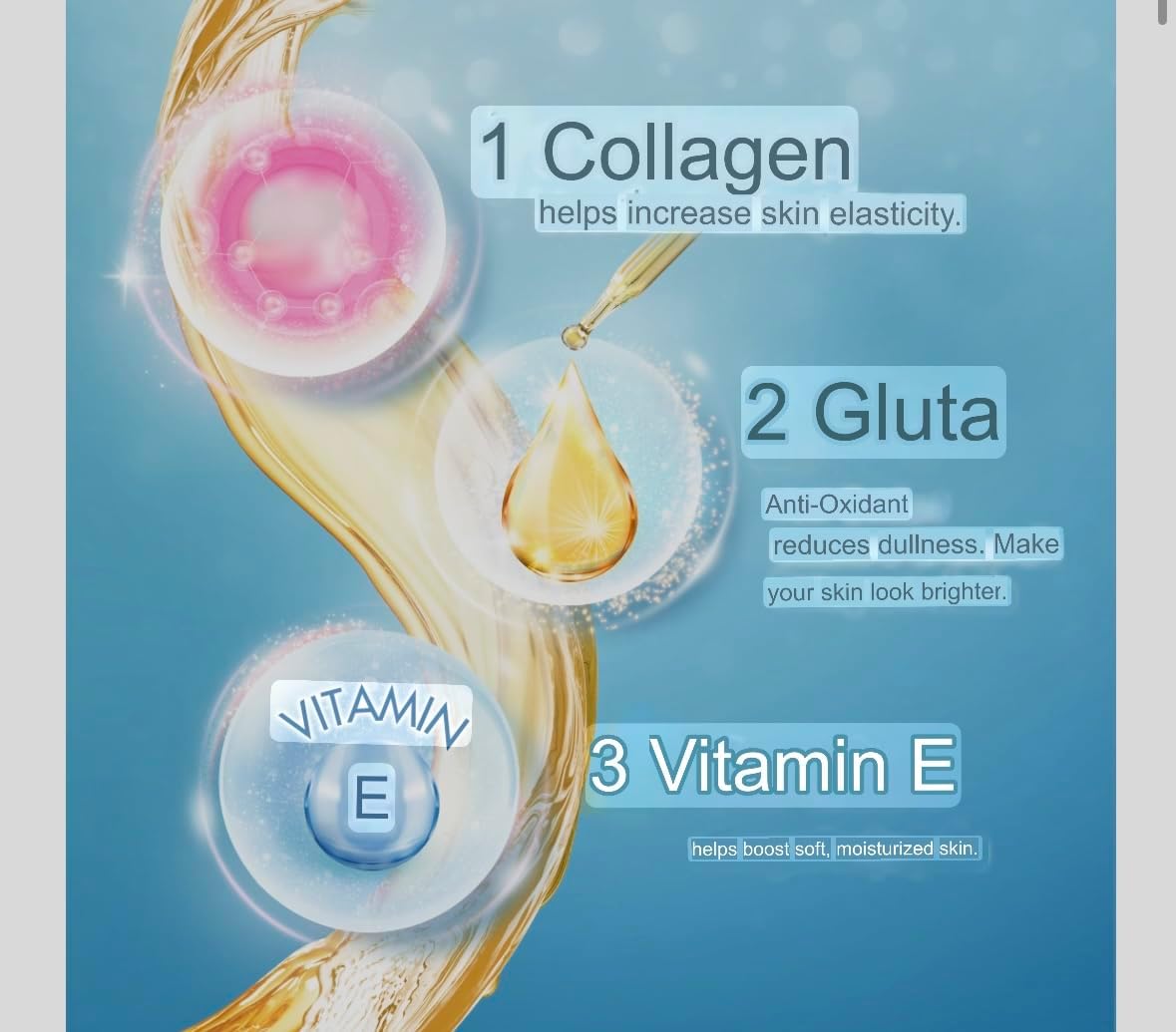 Vaseline Glutaglow Ampoule Dry Serum Deodorant Bright & Dry 3% Niacinamide + Vitamin E 45ml