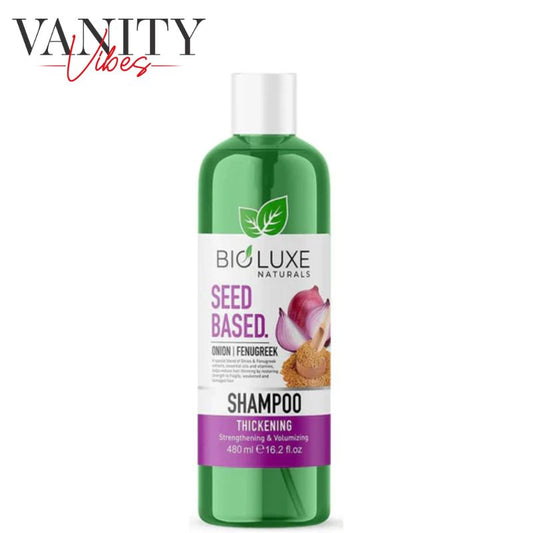 Bioluxe Naturals Seed Based Onion & Fenugreek Thickening Shampoo 480ml