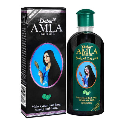Dabur Amla Hair Oil 200ml Strong & Long Hair Nourishment Formula