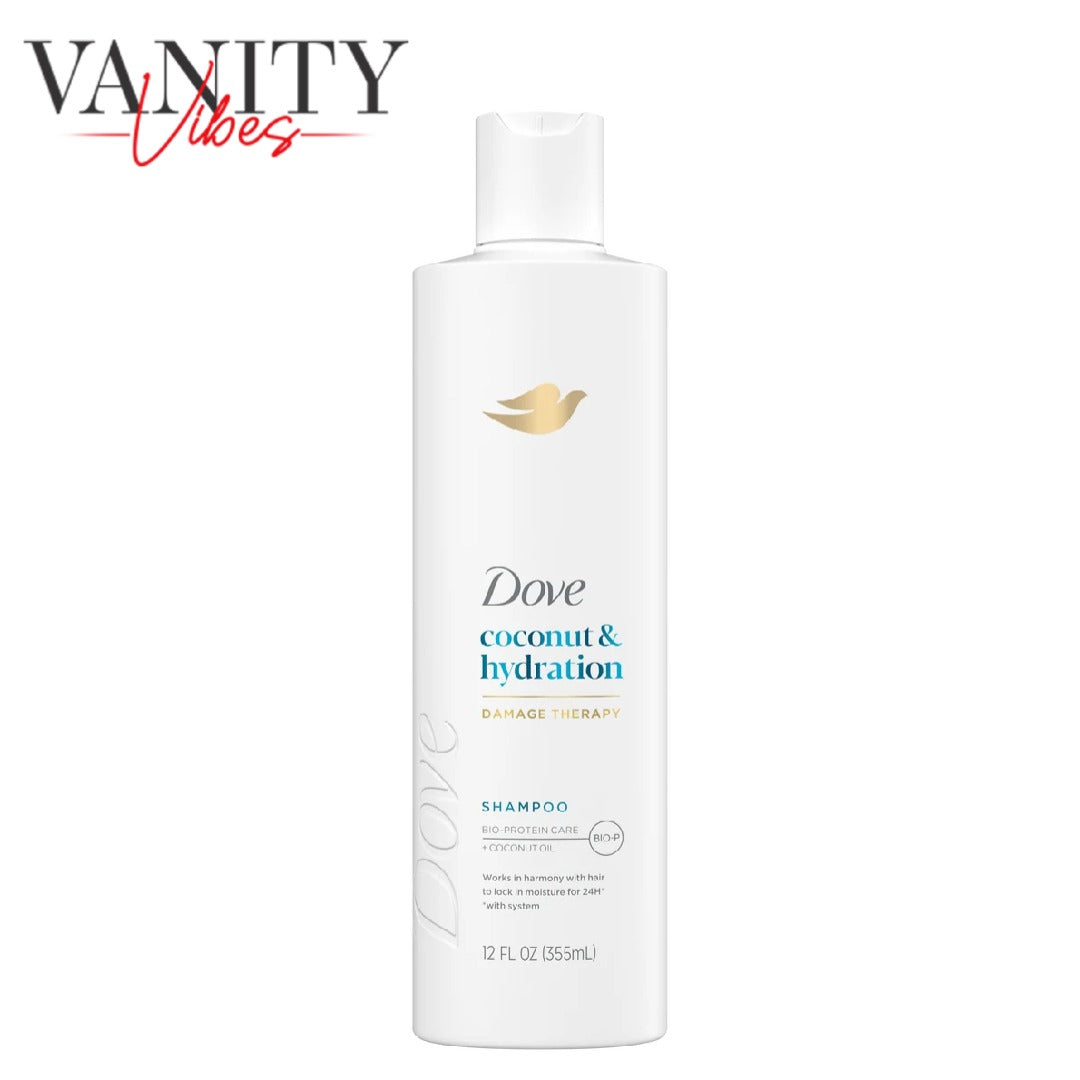 Dove Damage Therapy Coconut & Hydration Shampoo 355ml (12 oz) (USA)