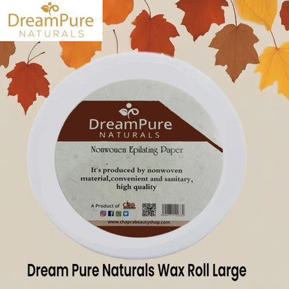Dream Pure Naturals Wax Roll 100 Yards Large Professional Hair Removal Wax Strip