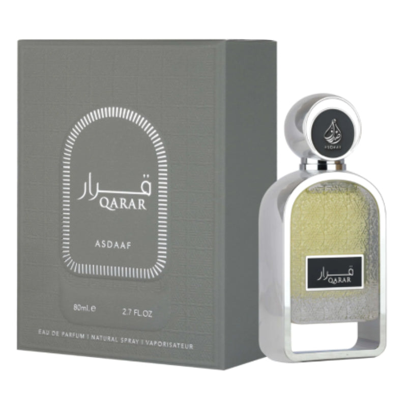 Lattafa Asdaaf Qarar Eau de Parfum 80ml - Long Lasting Original Elegant Unisex Fragrance for Men & Women