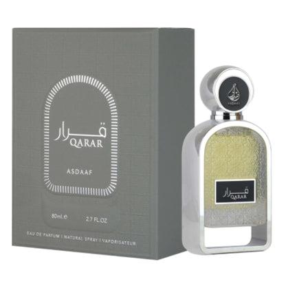 Lattafa Asdaaf Qarar Eau de Parfum 80ml - Long Lasting Original Elegant Unisex Fragrance for Men & Women