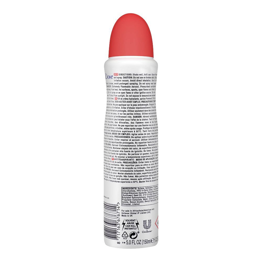 Dove Go Fresh Apple & White Tea Spray Deodorant 250ml