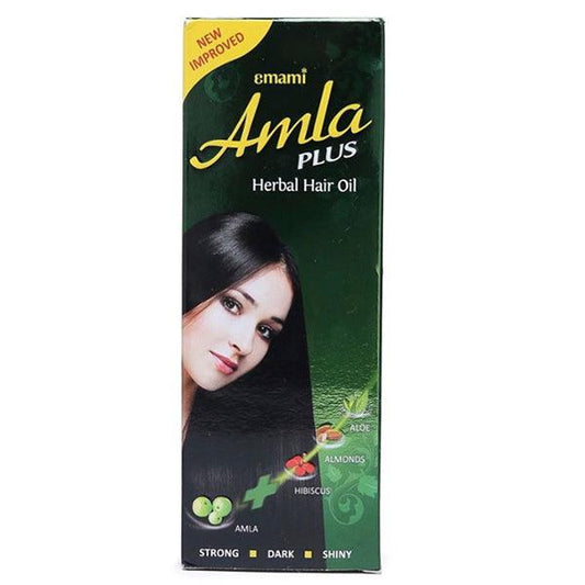 Emami Amla Plus Herbal Hair Oil 100ml - Nourishing Hair Care Oil for Strong, Long, Thick & Healthy Hair Growth & Daily Use