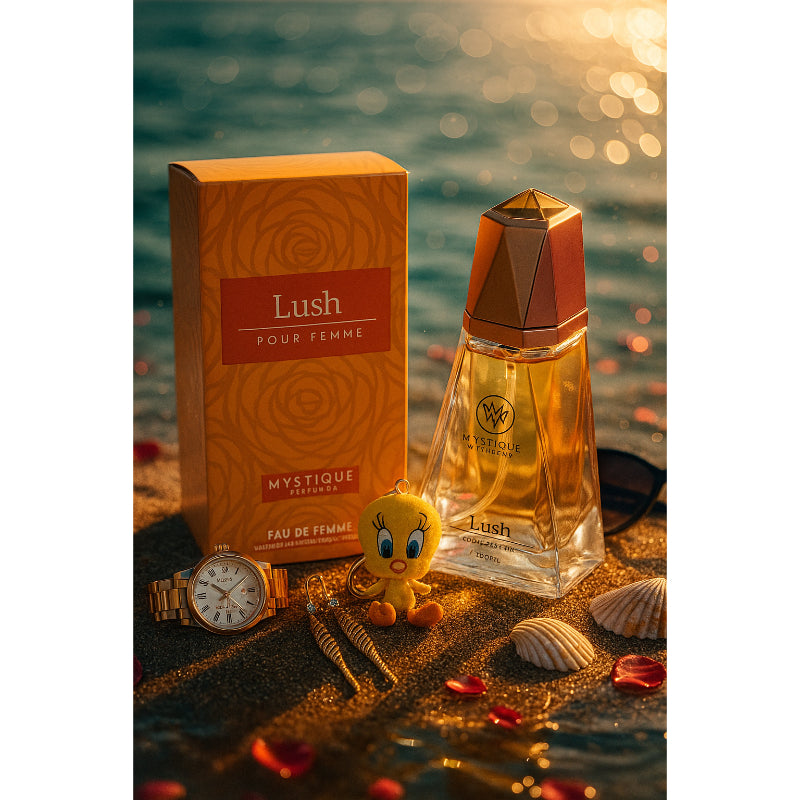 Lush Pour Femme EDP by Mystique Perfumes 50ml Long-Lasting Elegant & Floral Fragrance