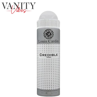Credible Homme by Louis Cardin Perfumed Deodorant Body Spray for Men 200ml