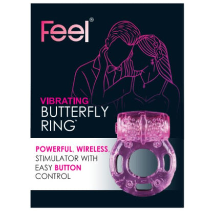 INNO Feel Butterfly Ring powerful, wireless with easy button control condoms