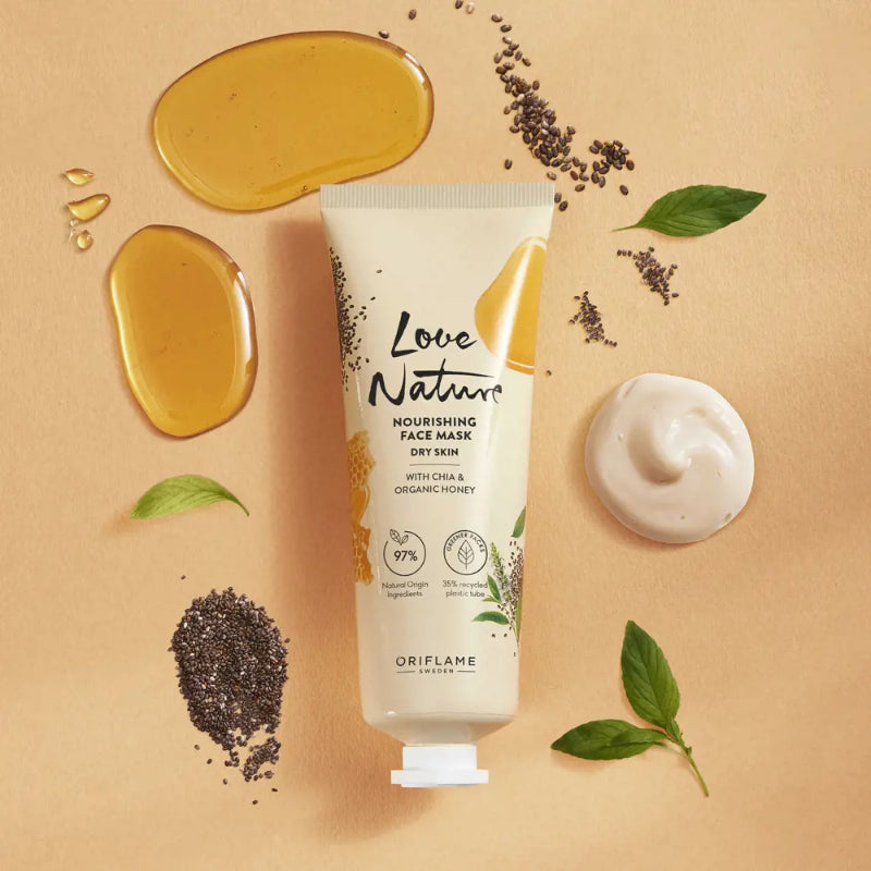Oriflame Love Nature Nourishing Mask with chia & honey 75ml